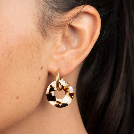 NEW Boucles d'oreilles Donuts Latte