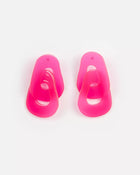 NEW Boucles d'oreilles Maillon Fushia