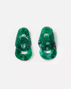 NEW Boucles d'oreilles Maillon Vert