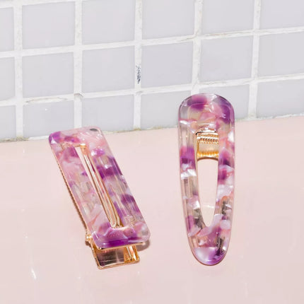 NEW Barrette rectangle Pink