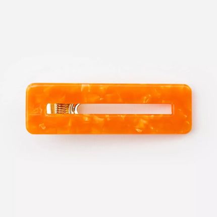 NEW Barrette rectangle Orange
