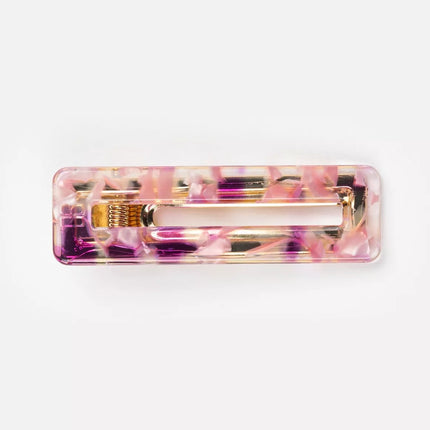 NEW Barrette rectangle Pink