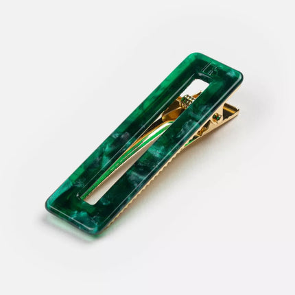 NEW Barrette rectangle Vert