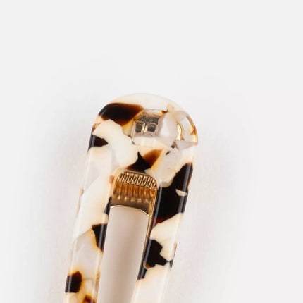 NEW Barrette rectangle Latte