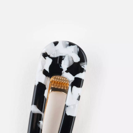 NEW Barrette triangle Noir et blanc