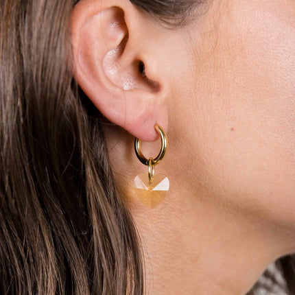 NEW Boucles d'oreilles Heart attack Honey