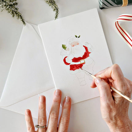 Cartes de Noël à peindre