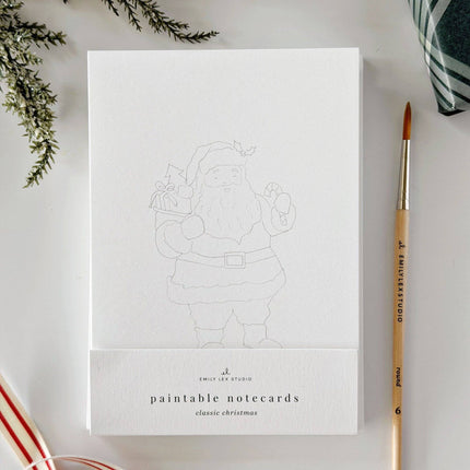 Cartes de Noël à peindre