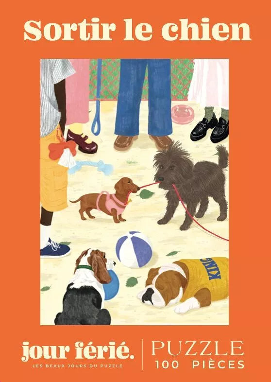 NEW Puzzle 100 pièces Sortir le chien