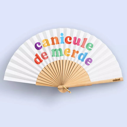 Éventail Canicule de merde