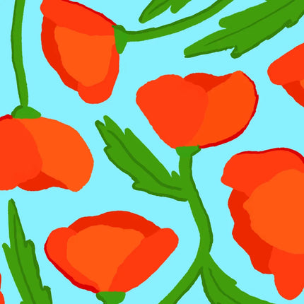 Éventail Coquelicot