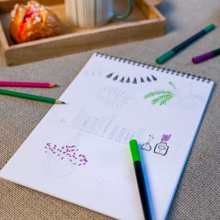 Carnet de coloriage A4 - Cosy