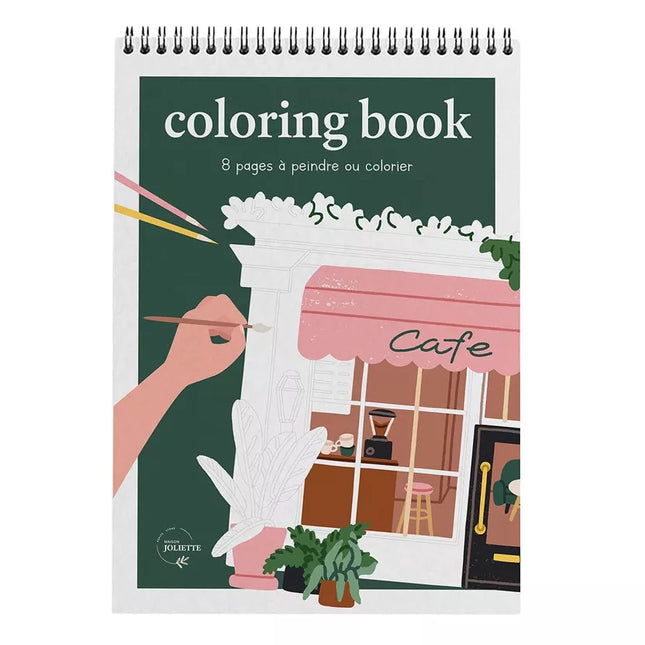 Carnet de coloriage A4 - Boutiques