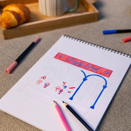 Carnet de coloriage A4 - Boutiques