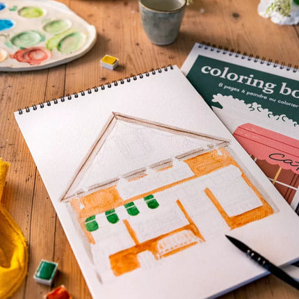 Carnet de coloriage A4 - Boutiques