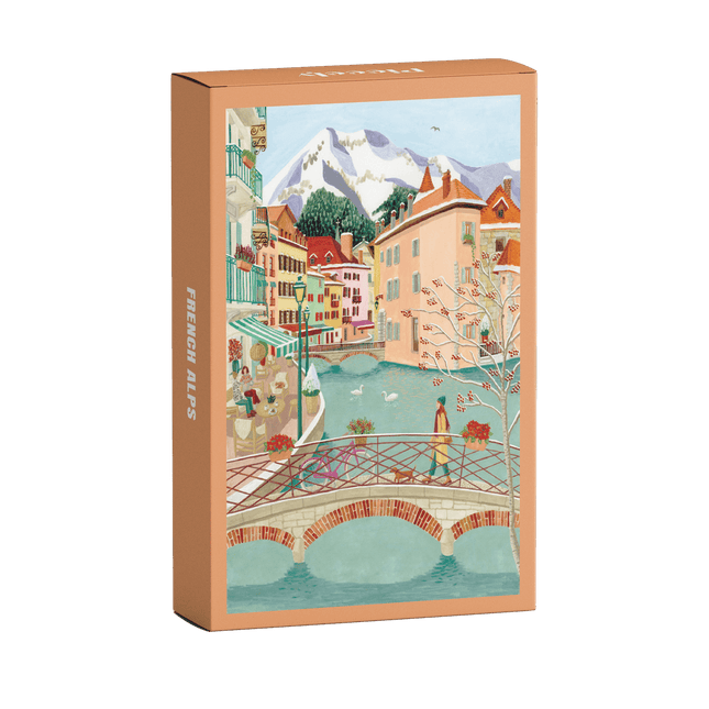 Mini-puzzle 99 pièces French Alps