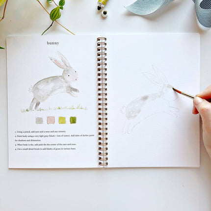 Cahier d'aquarelle Animaux