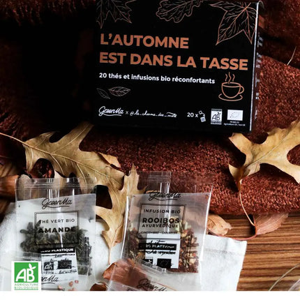 Coffret Automne Thés et infusions bio, 20 sachets