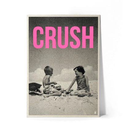 Carte sérigraphiée Crush