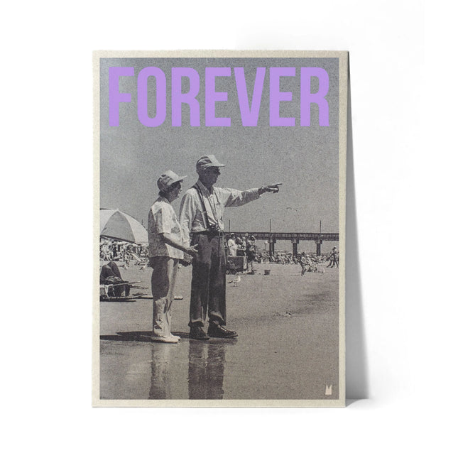 Carte sérigraphiée Forever