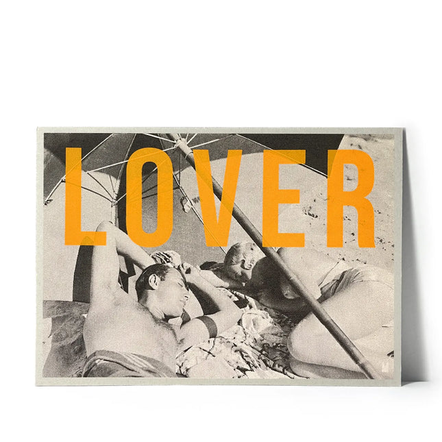 Carte sérigraphiée Lover