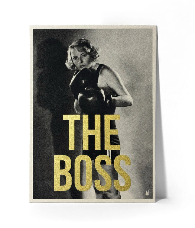 Carte sérigraphiée The Boss
