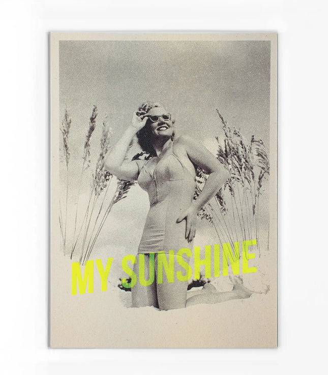 Carte sérigraphiée My sunshine