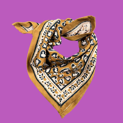 Foulard Léo camel (small)