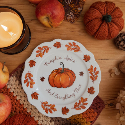 Assiette Pumpkin spice