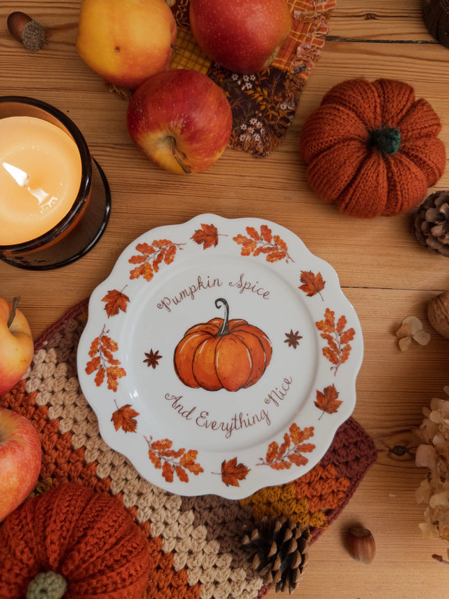 Assiette Pumpkin spice