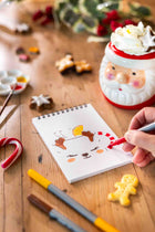 Carnet de coloriage A6 - Noël gourmand