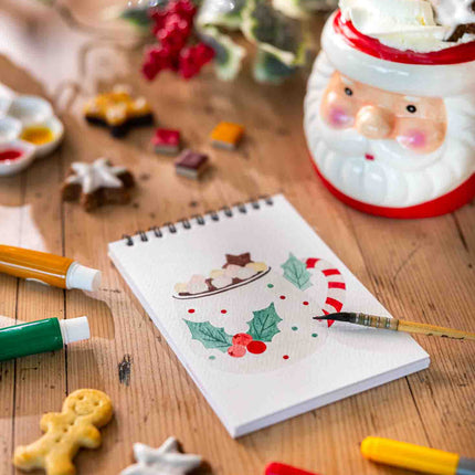 Carnet de coloriage A6 - Noël gourmand