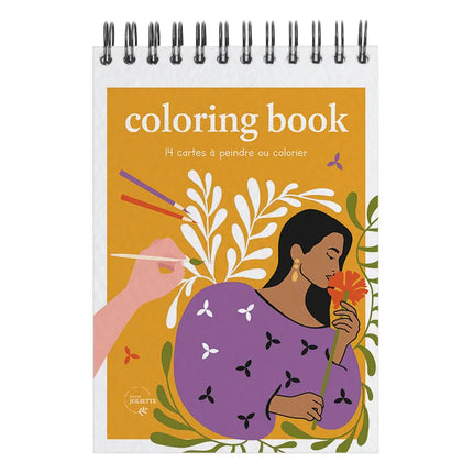 Carnet de coloriage A6 - Jardin des muses