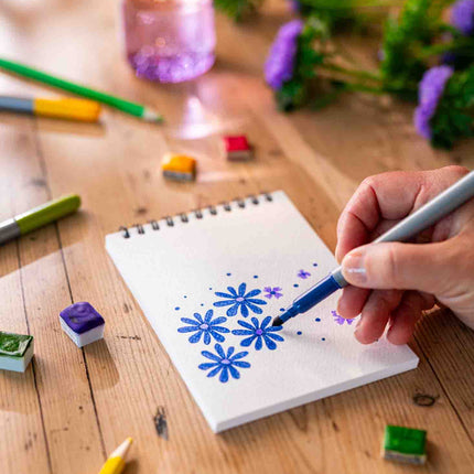Carnet de coloriage A6 - Jardin des muses