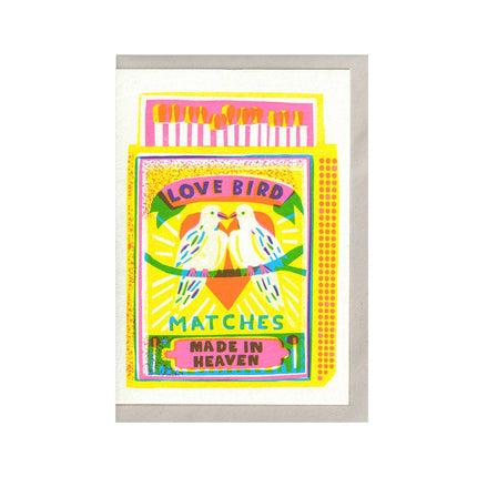 Carte postale Love Bird Matches