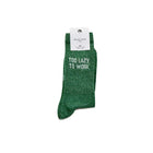 Chaussettes Too lasy to work paillettes