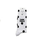 Chaussettes Casse couille pois blanc