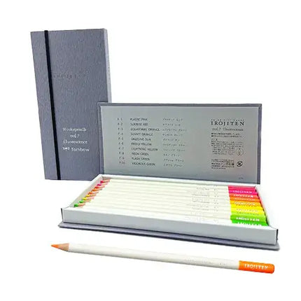 NEW Set de 10 crayons de couleurs IROJITEN (Fluo)