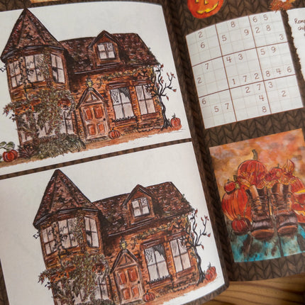 Cahier de jeux - Le temps d'un automne