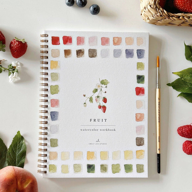 Cahier d'aquarelle Fruits