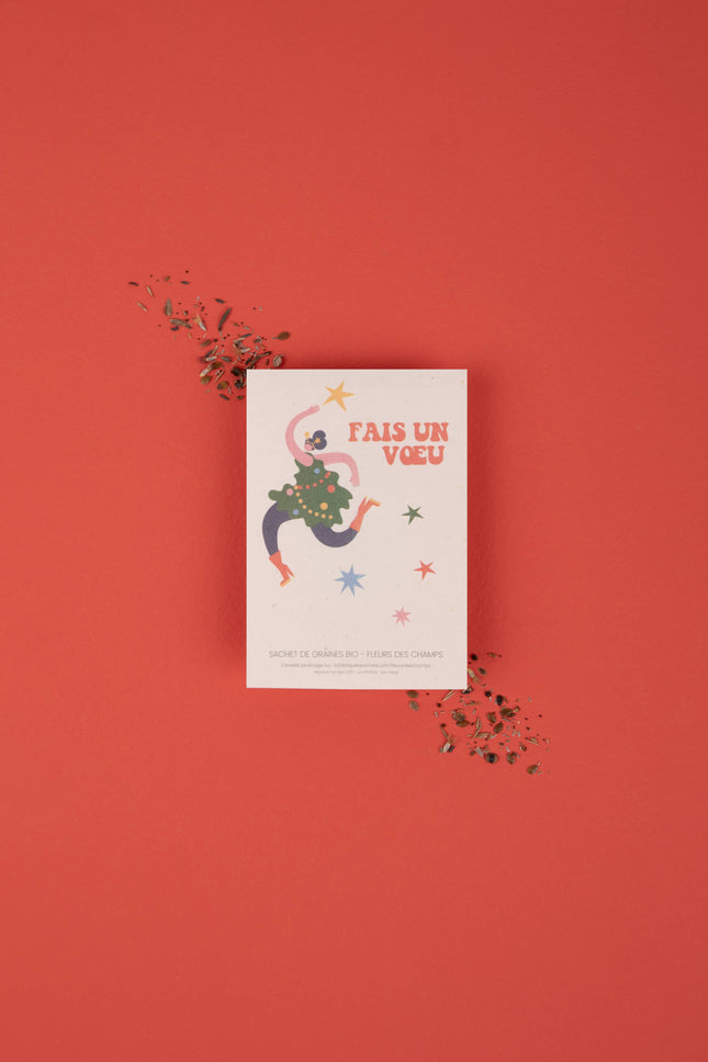 NEW Sachet de graines Fais un voeu (fleurs des champs)