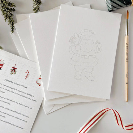 Cartes de Noël à peindre