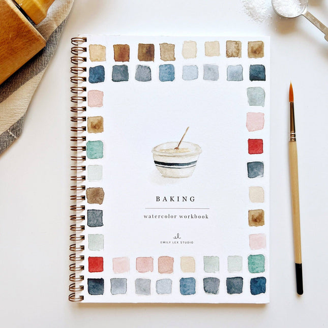 NEW Cahier d'aquarelle Pâtisserie