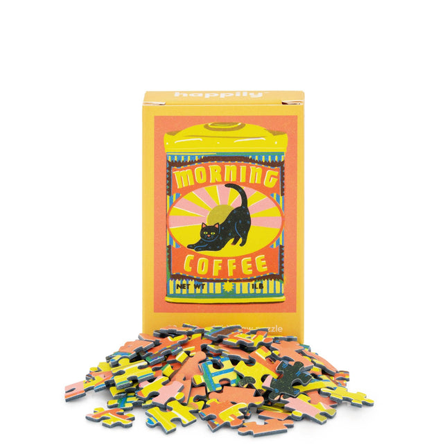 Mini-puzzle 99 pièces - Café du matin