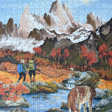 Puzzle 500 pièces Patagonie