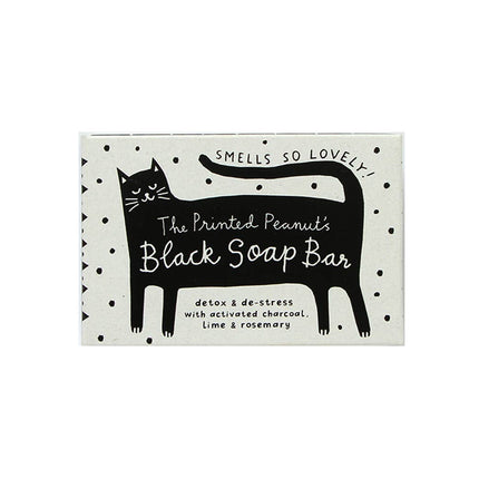 Savon Artisanal au Charbon de Bois Chat Noir