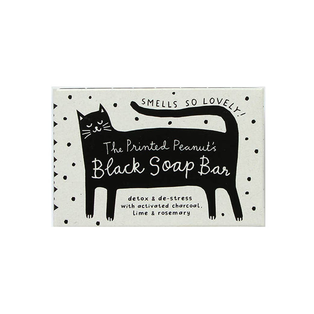 Savon Artisanal au Charbon de Bois Chat Noir