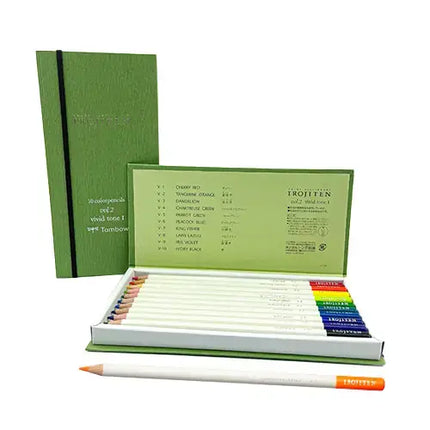 NEW Set de 10 crayons de couleurs IROJITEN (ton vif)