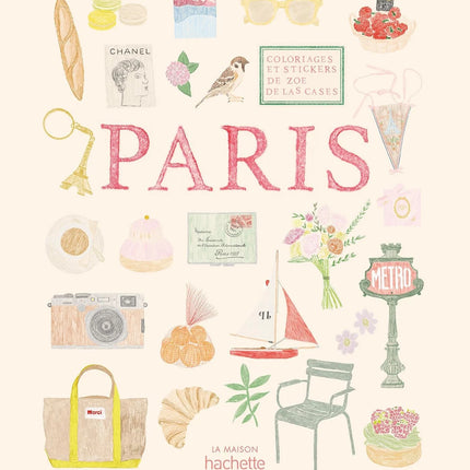 Carnet de coloriages et de stickers / Paris