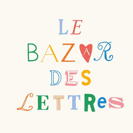 Carnet de stickers - Le bazar des lettres